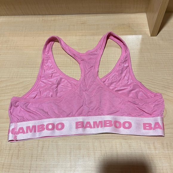 Pink Bamboo Sport Bra - Picture 4 of 7